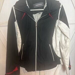 Hawke & Co Women's Black, White, and Red Ski Jacket